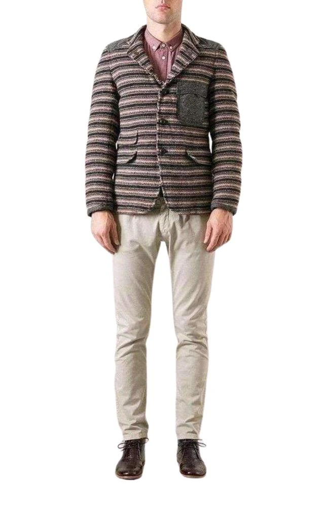 商品Junya Watanabe|Duvetica Padded Multi Colored Button Up Jacket,价格¥3476,第2张图片详细描述