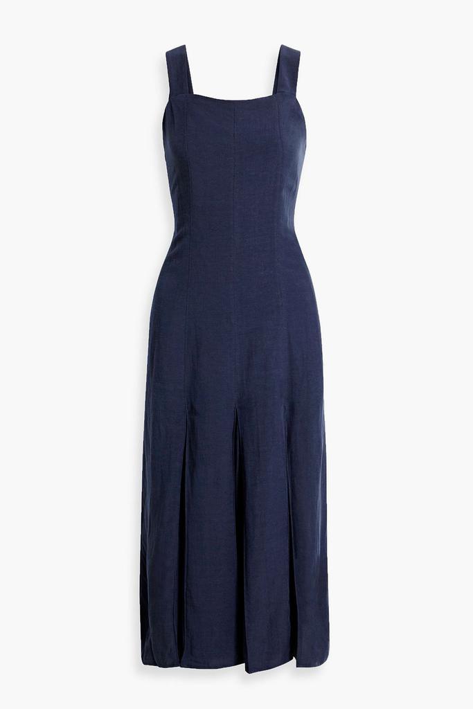 商品IRIS & INK|Dalia pleated woven midi dress,价格¥906,第1张图片