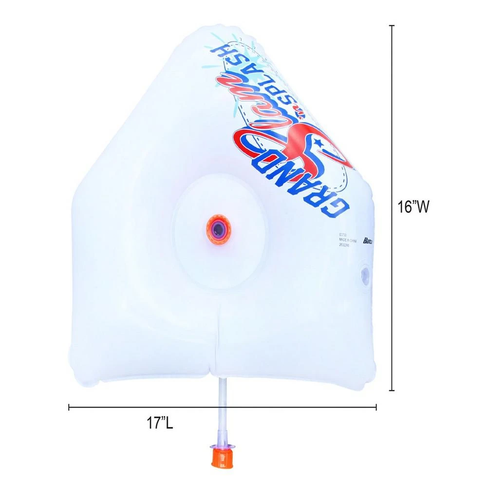 商品Banzai|Splash Slam Baseball T-shirt Sprinkler Water Sports Game, Plastic Bat, 2 Plastic Balls, Home Plate Bases, Durable PVC Construction, Family Children Outdoor Water Toys, Backyard Batting Practice,价格¥172,第2张图片详细描述