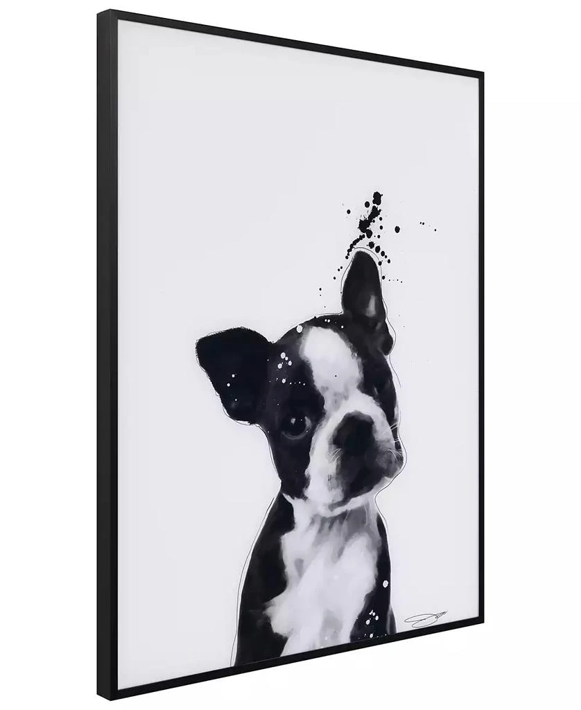 商品Empire Art Direct|"Boston Terrier" Pet Paintings on Printed Glass Encased with A Black Anodized Frame, 24" x 18" x 1",价格¥935,第2张图片详细描述