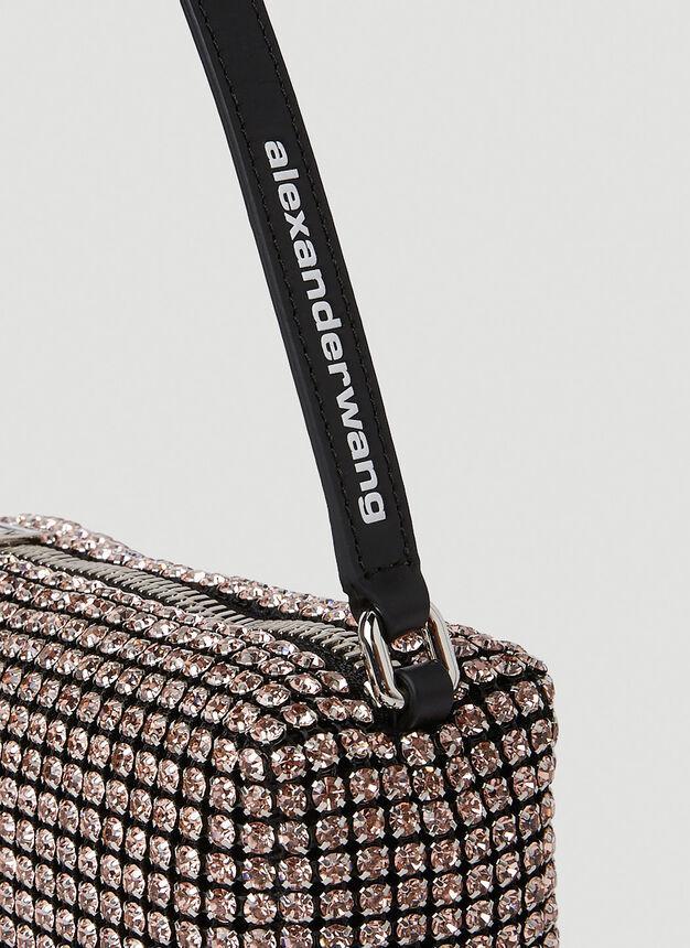 商品Alexander Wang|Heiress Medium Pouch Handbag in Pink,价格¥5048,第6张图片详细描述