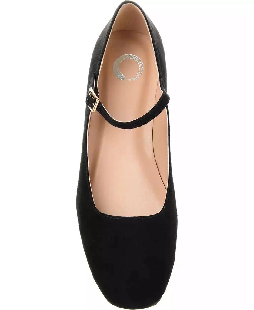 商品Journee Collection|Women's Carrie Square Toe Mary Jane Flats,价格¥313,第4张图片详细描述