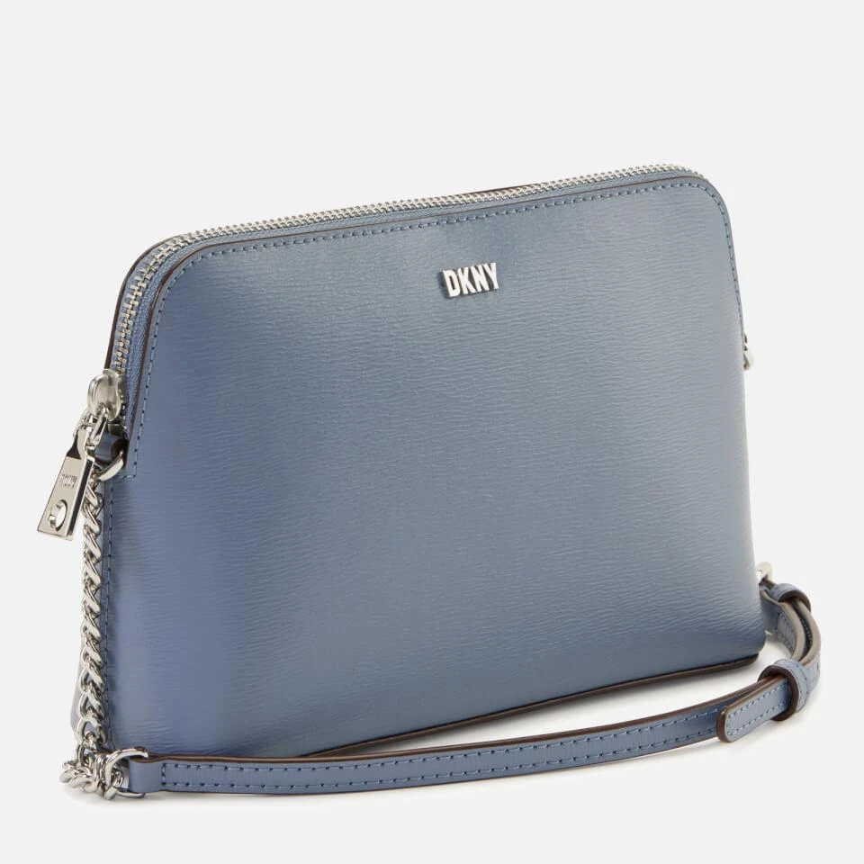 商品DKNY|DKNY Women's Bryant Dome Cross Body Bag - Steel Blue,价格¥1356,第3张图片详细描述