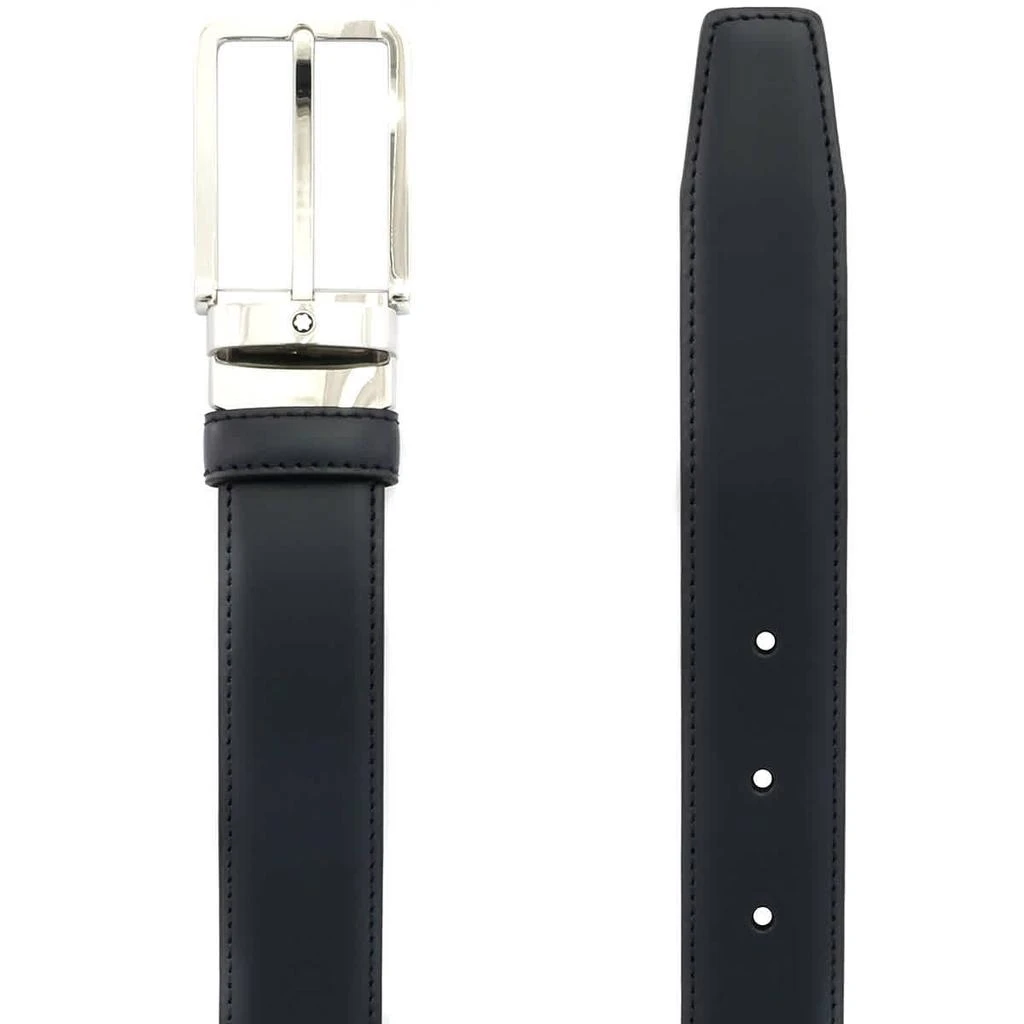 商品MontBlanc|Montblanc Mens Navy Leather Cut-to-size Business Belt,价格¥1001,第3张图片详细描述
