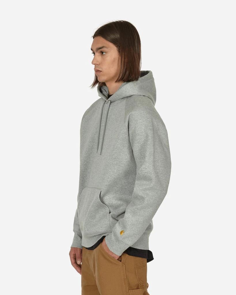 商品Carhartt WIP|Chase Hooded Sweatshirt Grey Heather,价格¥816,第2张图片详细描述