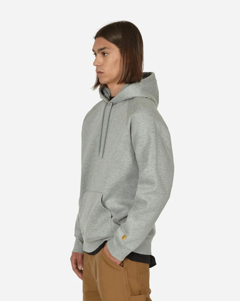 商品Carhartt WIP|Chase Hooded Sweatshirt Grey Heather,价格¥817,第2张图片详细描述