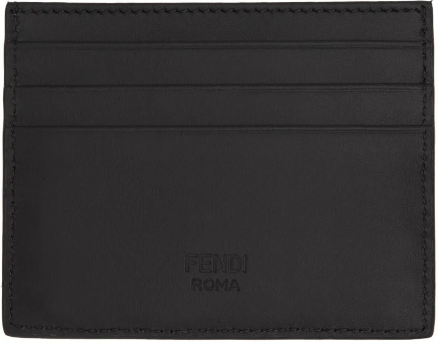 商品Fendi|Black Bag Bugs Card Holder,价格¥2945,第2张图片详细描述