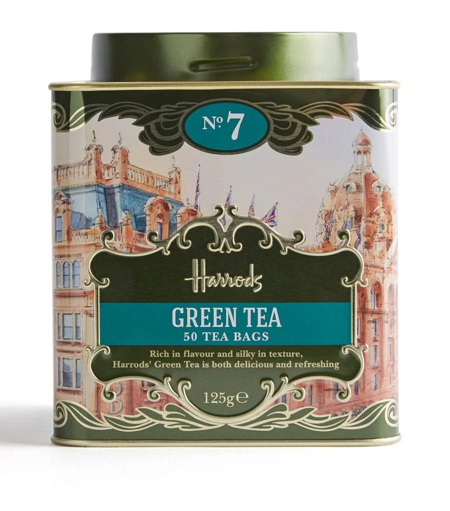 商品Harrods|Heritage No. 7 Green Tea (50 Tea Bags),价格¥108,第1张图片