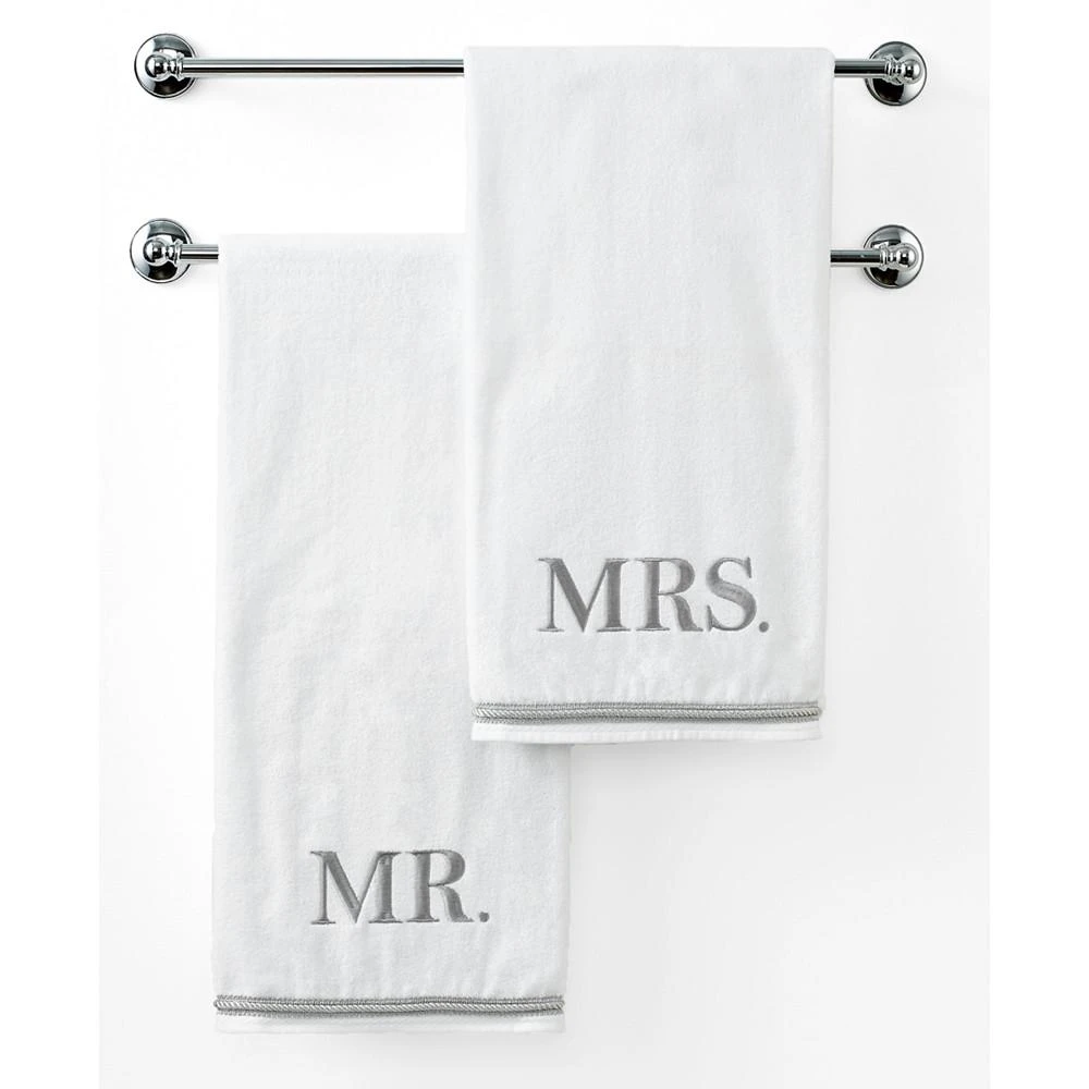 商品Avanti|Bath Towels, Mr. or  Mrs. 27" x 50" Bath Towel,价格¥169,第1张图片