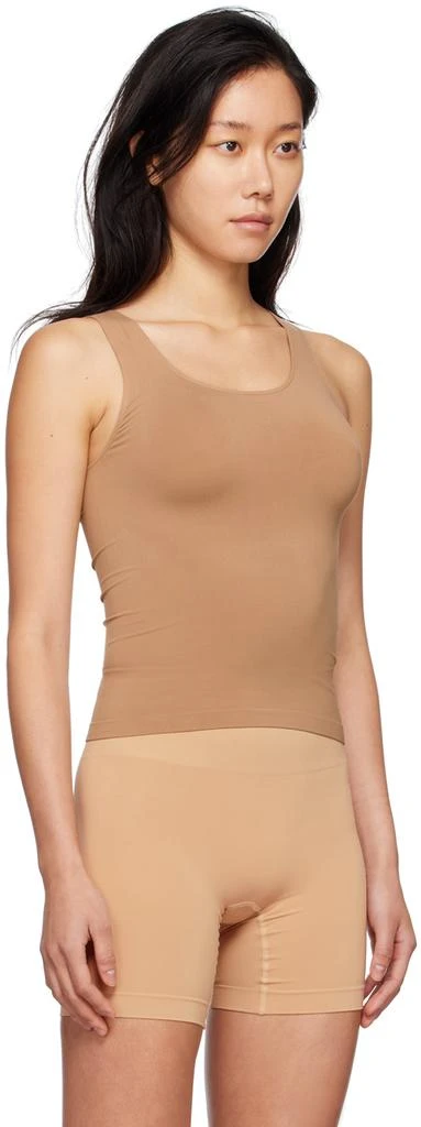 商品SKIMS|Tan Soft Smoothing Seamless Tank Top,价格¥197,第2张图片详细描述