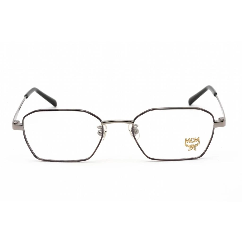 商品MCM|Mcm Unisex Eyeglasses - Clear Lens Shiny Light Gunmetal Geometric | MCM2130A 031,价格¥225,第2张图片详细描述