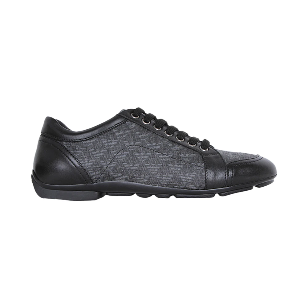商品[国内直发] Emporio Armani|EMPORIO ARMANI 安普里奥·阿玛尼 绑带拼皮休闲男士运动鞋 X4C281-XE194-K001,价格¥1693,第1张图片