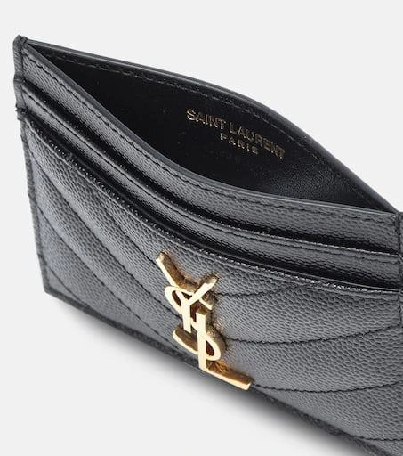 商品Yves Saint Laurent|Monogram quilted leather card holder,价格¥2333,第2张图片详细描述