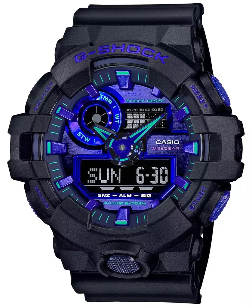 商品G-Shock|Men's Black Resin Strap Watch, 53.4mm,价格¥822,第1张图片