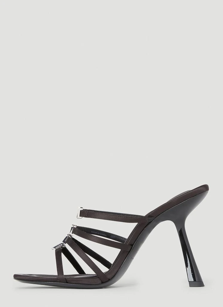 商品Alexander Wang|Nala Logo Heeled Sandals,价格¥2668,第3张图片详细描述