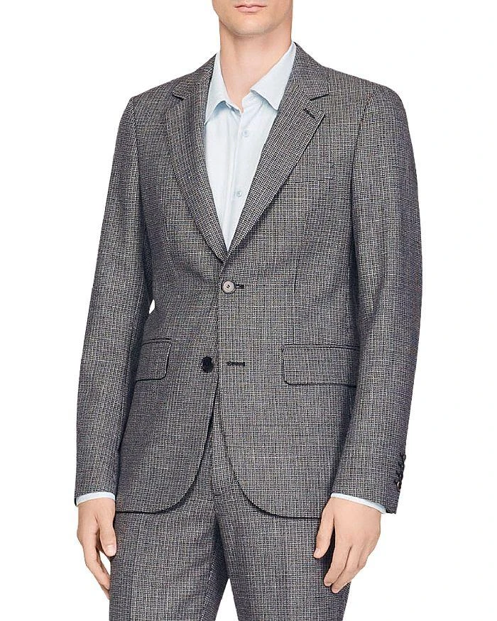 商品Sandro|Formal Houndstooth Classic Fit Suit Jacket ,价格¥2787,第1张图片