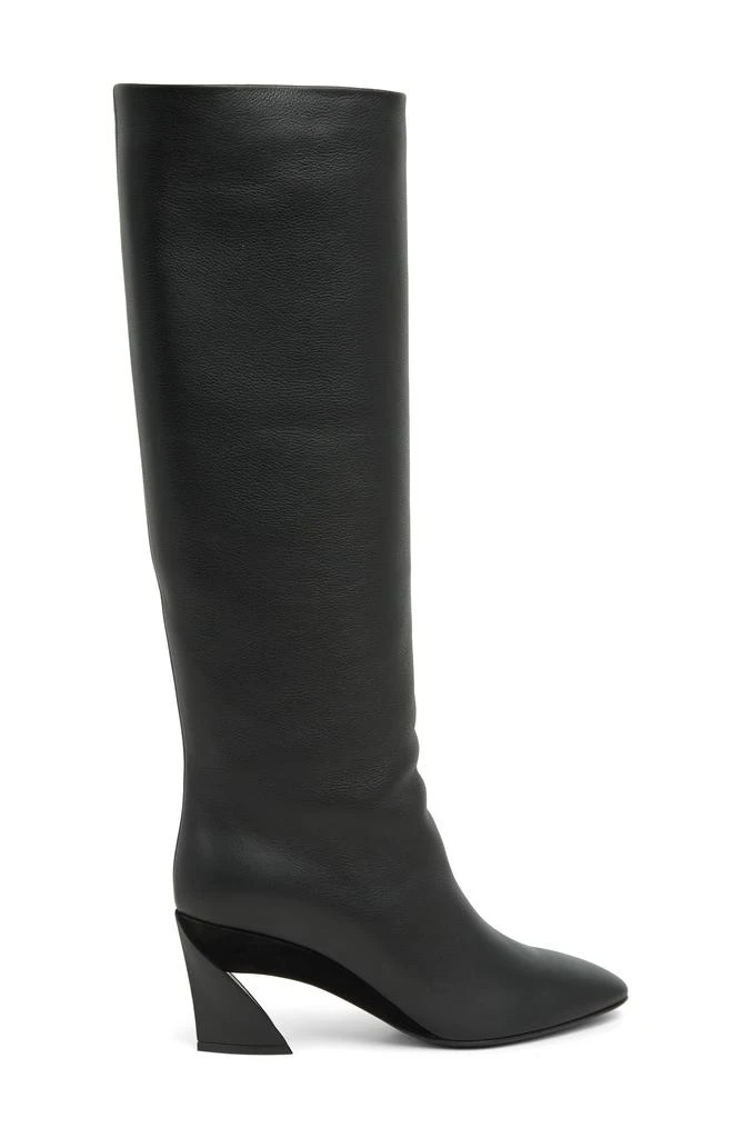 商品Salvatore Ferragamo|Leather Knee High Boot,价格¥2330,第3张图片详细描述