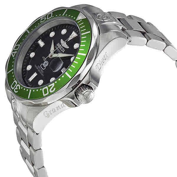 Invicta Pro Diver Grand Diver Black Dial Automatic Mens Watch 3047商品第2张图片规格展示