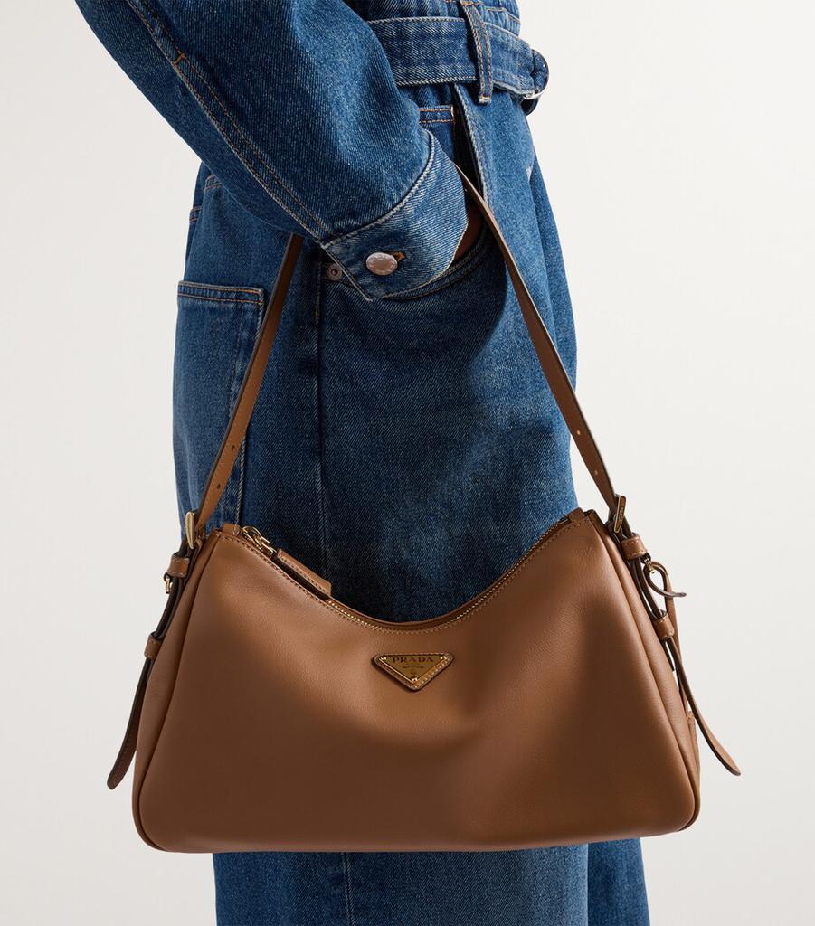 PRADA＊Aimee large leather shoulder bag ショルダー＊送料込 Prada Aimée Large Leather Shoulder Bag – Lux Afrique Boutique