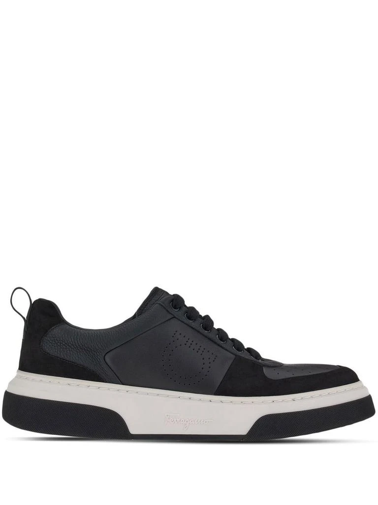 商品Salvatore Ferragamo|FERRAGAMO - Leather Sneakers,价格¥5593,第1张图片