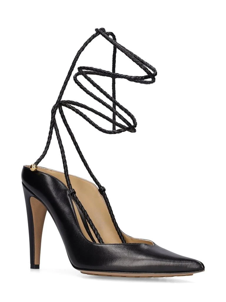 商品Bottega Veneta|100mm Spritz Leather Pumps,价格¥11162,第2张图片详细描述