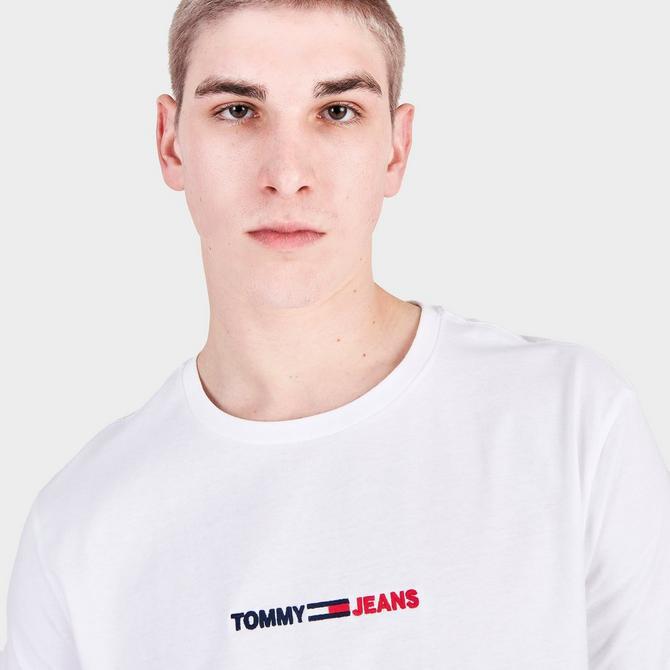 Men's Tommy Jeans Linear Logo Short-Sleeve T-Shirt商品第5张图片规格展示