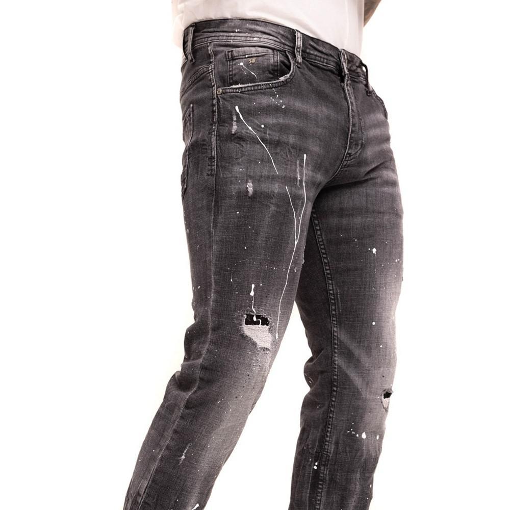 商品RON TOMSON|Men's Modern Drip Denim Jeans,价格¥1317,第5张图片详细描述