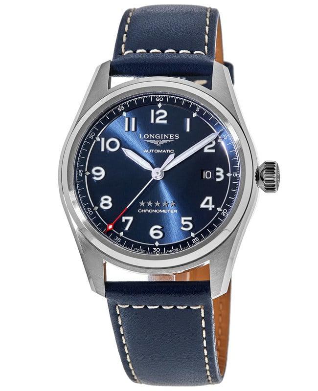 Longines Spirit Blue Dial Leather Strap Men's Watch L3.811.4.93.0商品第1张图片规格展示