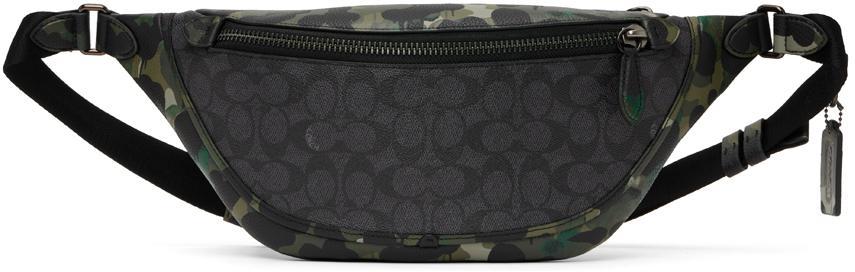 商品Coach|Gray & Khaki League Belt Bag,价格¥1652,第1张图片