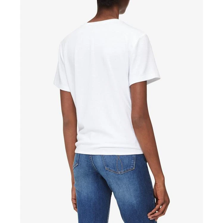商品Calvin Klein|Tie-Front T-Shirt,价格¥276,第2张图片详细描述
