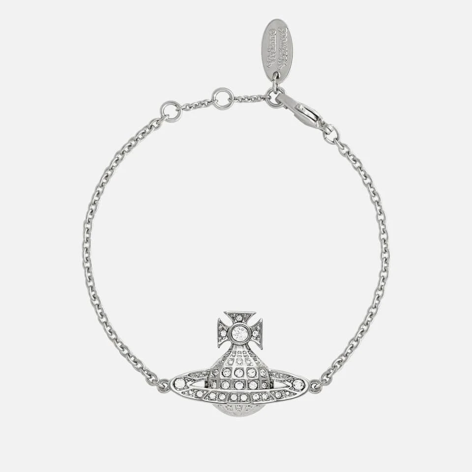商品Vivienne Westwood|Vivienne Westwood Minnie Bas Relief Platinum-Plated Bracelet,价格¥1010,第1张图片
