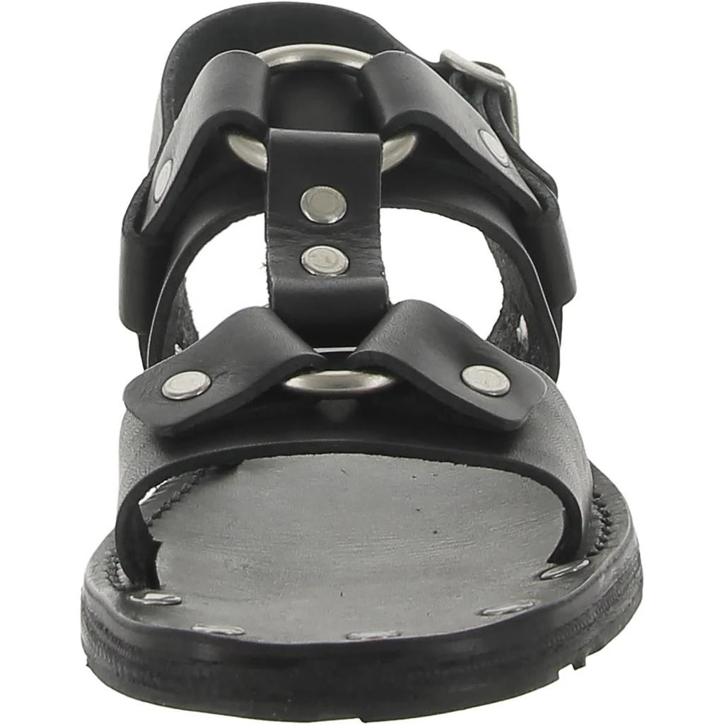 商品Re/Done|RE/DONE Womens 70s Tire Tread Sandal Leather Strappy T-Strap Sandals,价格¥434,第2张图片详细描述