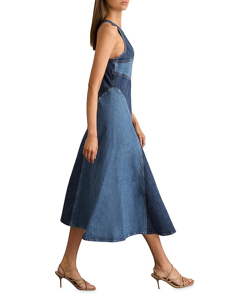 Shop Wilder Denim Midi-Dress on Sale at BeyondStyle – Get