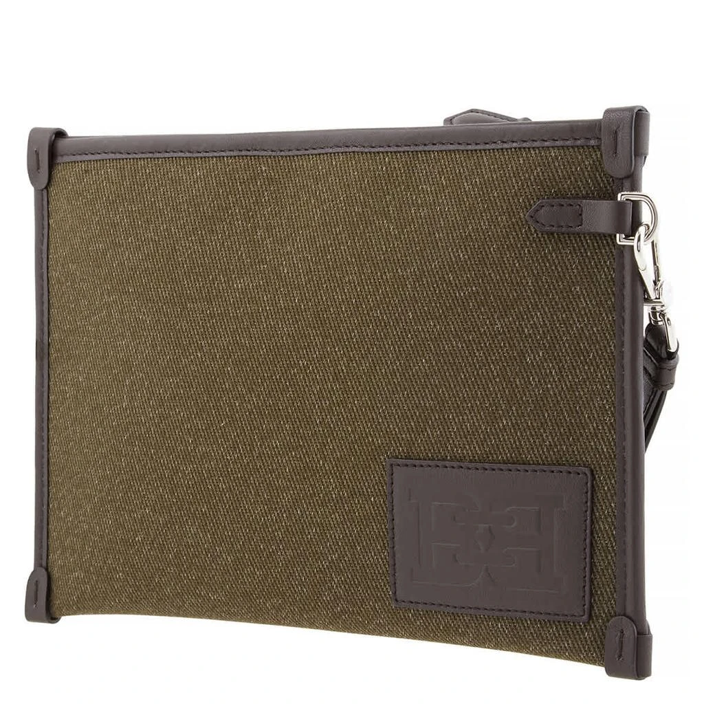 商品Bally|Bally Men's Benery Logo Clutch Bag - Deep Moss,价格¥1541,第3张图片详细描述