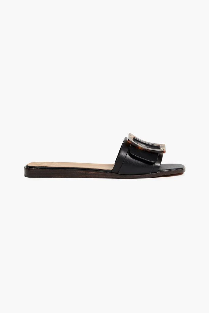 商品Sam Edelman|Inez leather slides,价格¥589,第1张图片