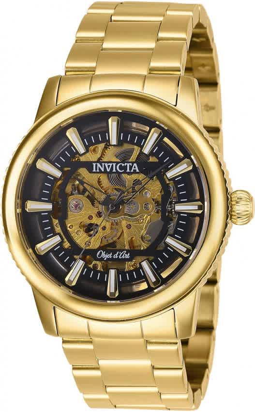 Invicta Objet D Art Automatic Black Dial Mens Watch 27587商品第1张图片规格展示