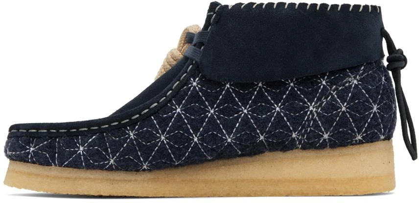 商品Clarks|Navy Wallabee Ankle Boots,价格¥1038,第3张图片详细描述