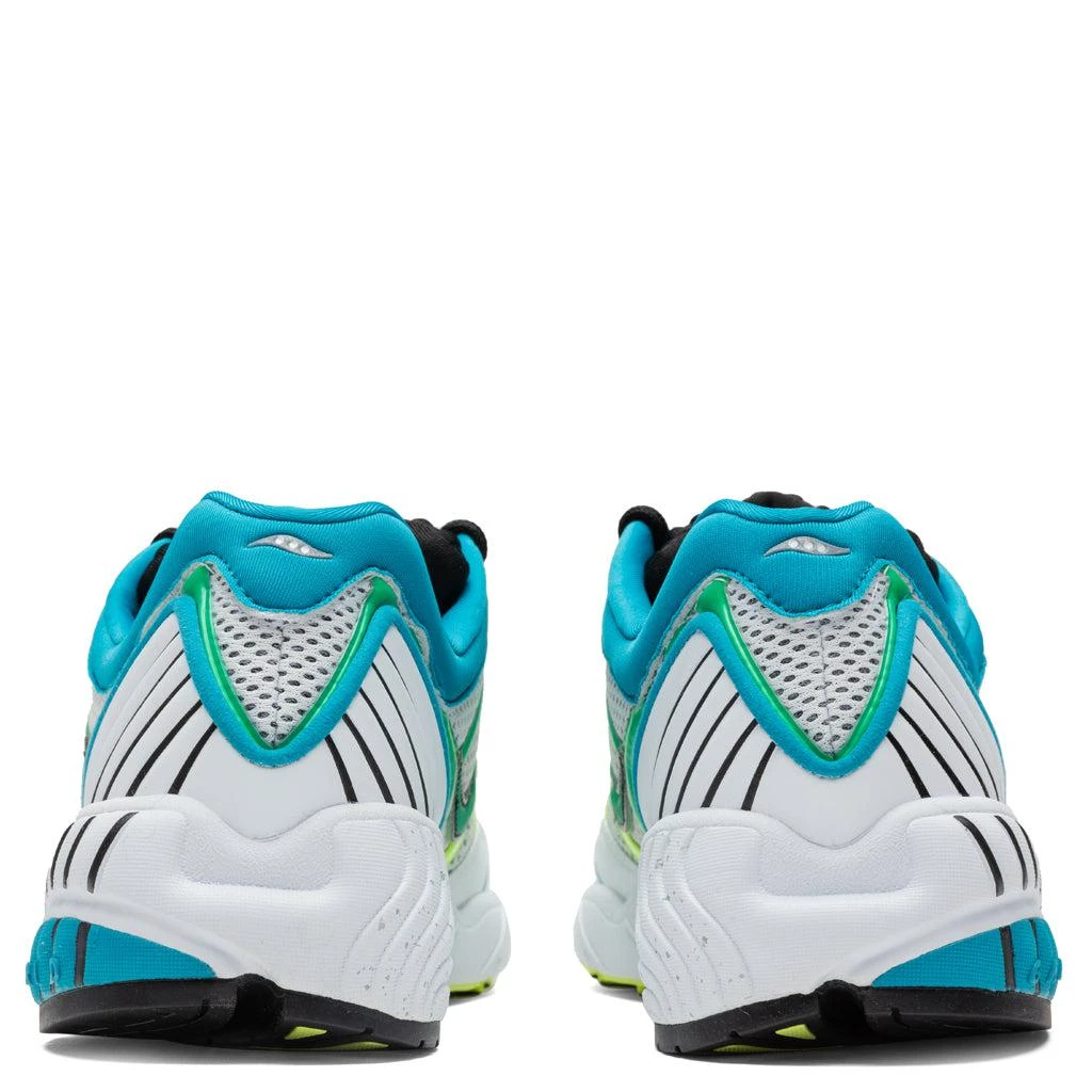 商品Saucony|Saucony Grid Web - White/Citron/Teal,价格¥635,第4张图片详细描述