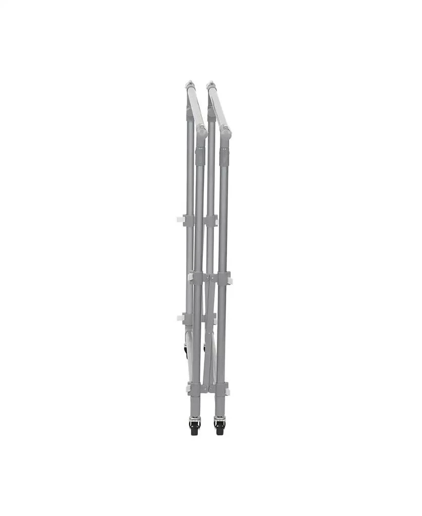 商品Household Essentials|Household Essential Folding Garment Rack with Wheels,价格¥1154,第3张图片详细描述