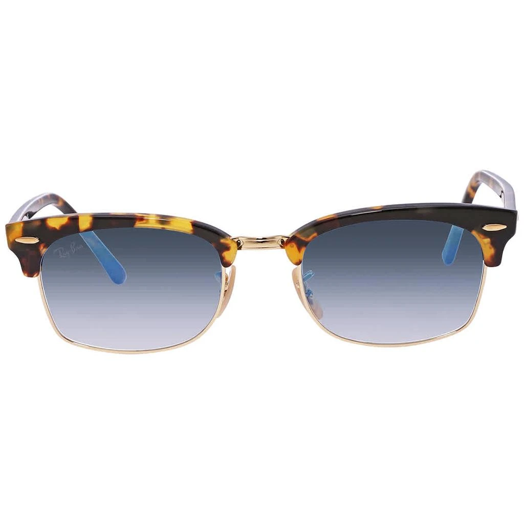 商品Ray-Ban|Clubmaster Square Light Blue Gradient Unisex Sunglasses RB3916 13353F 52,价格¥769,第2张图片详细描述