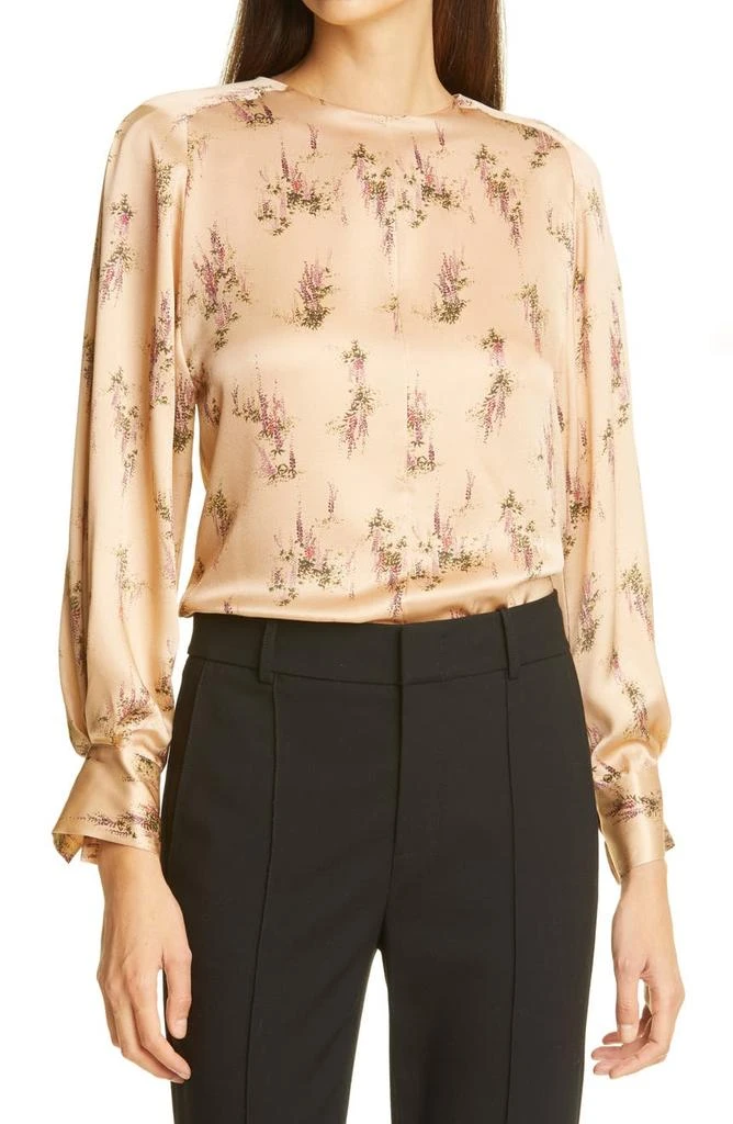 商品Vince|Wisteria Popover Silk Blouse,价格¥1050,第4张图片详细描述