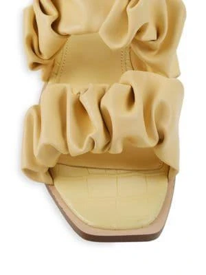 商品Sam Edelman|Iggy Ruched Double-Strap Sandals,价格¥150,第5张图片详细描述