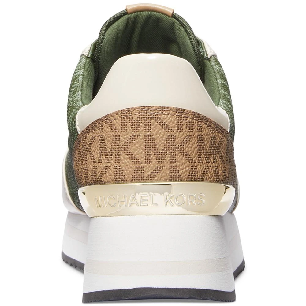 商品Michael Kors|Women's Monique Trainer Lace-Up Sneakers,价格¥492,第3张图片详细描述