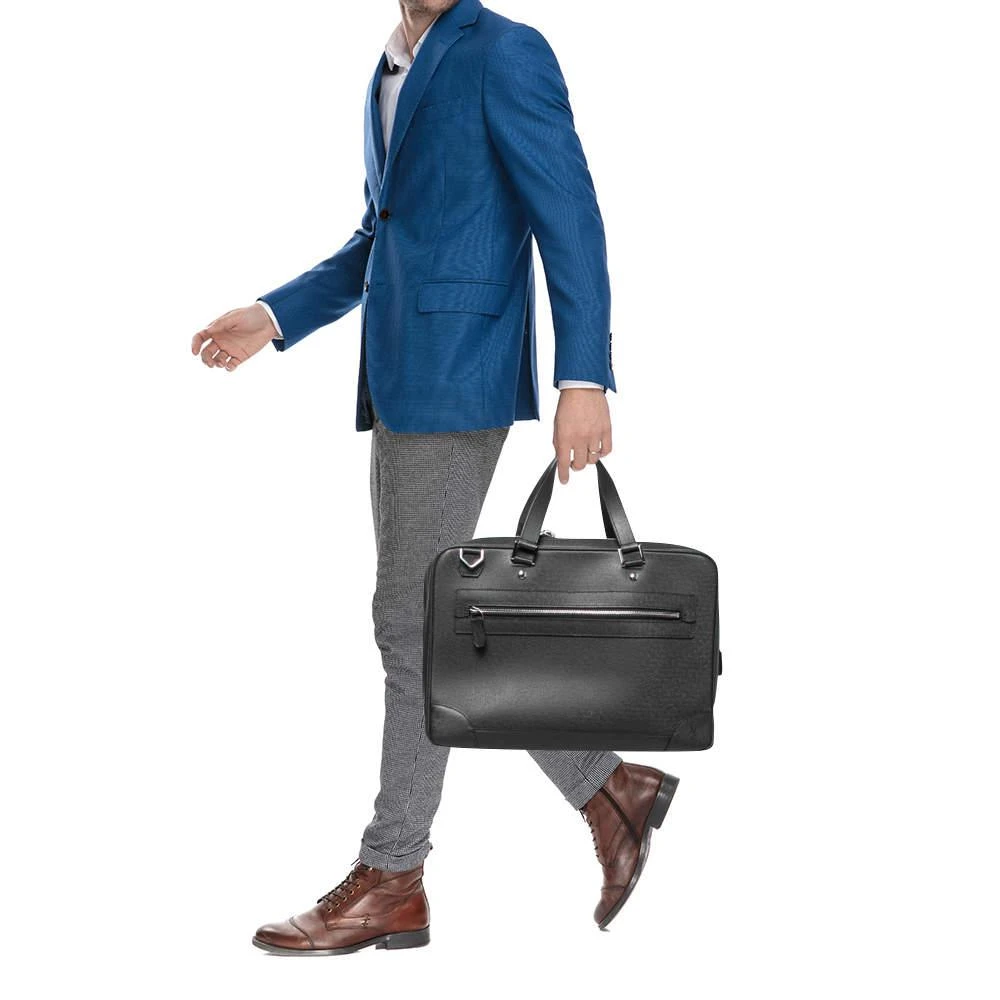 商品[二手商品] Louis Vuitton|Louis Vuitton Black Leather Alexander Briefcase,价格¥5435,第2张图片详细描述