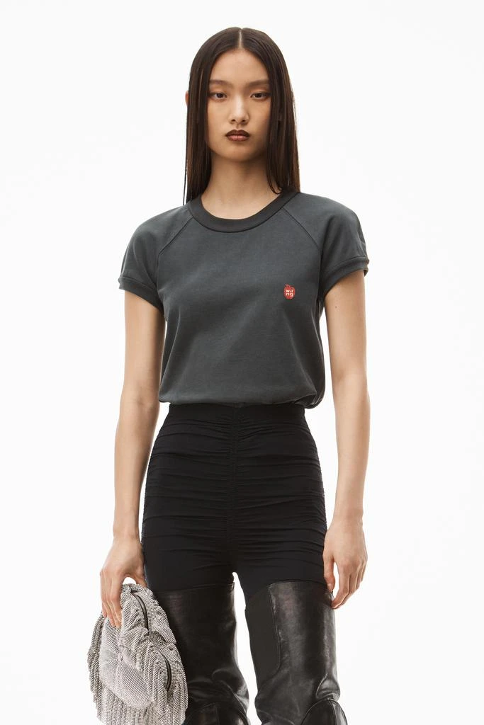 商品Alexander Wang|RINGER TEE IN COMPACT JERSEY,价格¥563,第2张图片详细描述