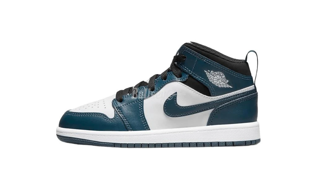 商品Jordan|Air Jordan 1 Mid "Armory Navy" Pre-School,价格¥588,第1张图片