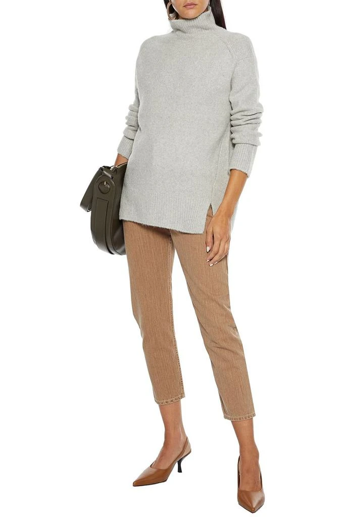 商品Vince|Mélange knitted turtleneck sweater,价格¥885,第4张图片详细描述