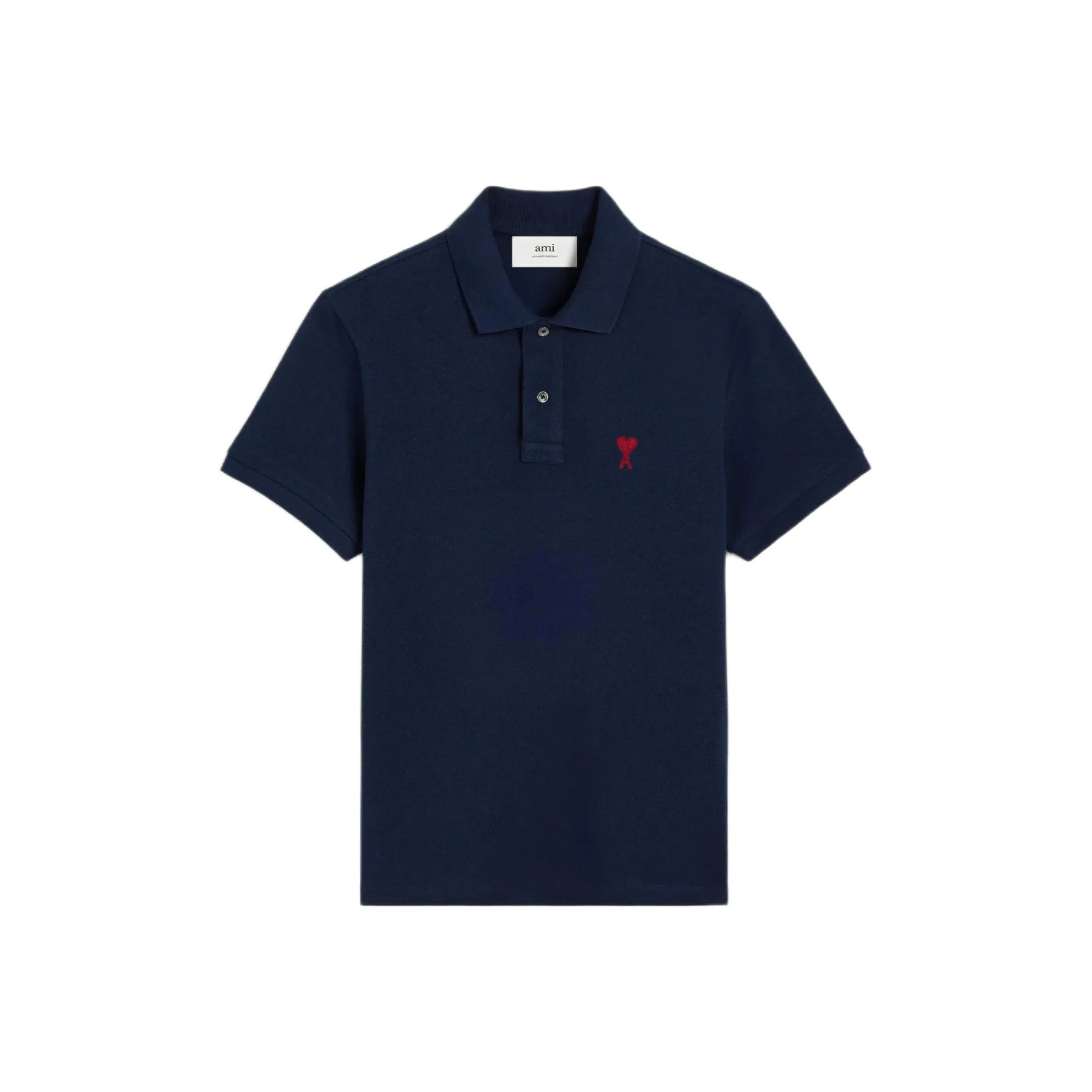 AMIPARIS Logo字母印花Polo领修身短袖Polo衫 男女同款 商品