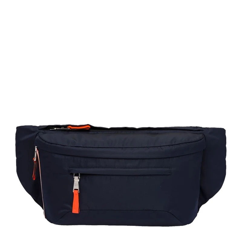 商品[国内直发] Prada|Prada 普拉达 深蓝色尼龙男士腰包 2VL004-2BTE-F0XVT,价格¥5601,第1张图片