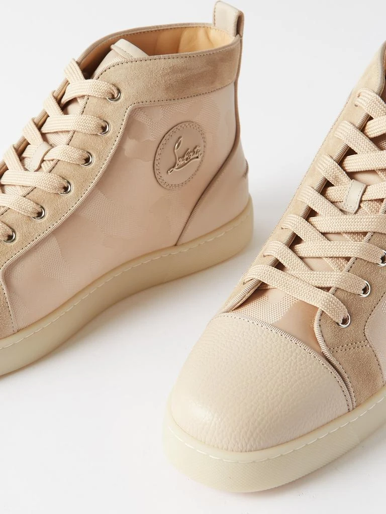 商品Christian Louboutin|Louis Orlato camouflage-jacquard high-top trainers,价格¥4187,第3张图片详细描述